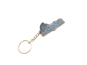For Vespa Scooter Key Chain Blue & Black Classic #19-70 - Picture 1 of 6