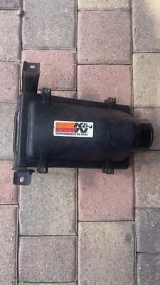 85-89 NISSAN Z31 300ZX TURBO ADMISIÓN DE AIRE FILTRO CAJA OEM CON FILTRO K&N Foto 1 de 3