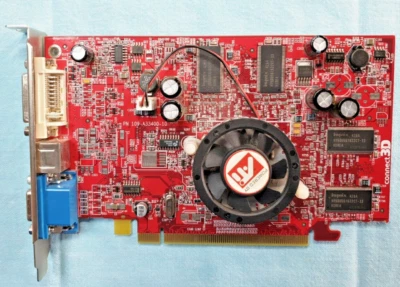 Sapphire ATi Radeon X600 Pro PCI-e Bus Version - 256MB DDR  DVI, VGA, S-Video - Image 1 of 4