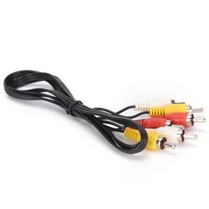Spina per cavo AV audio video composito da 3 RCA maschio a 3 RCA maschio CR - Picture 1 of 6