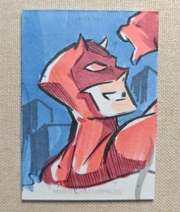 2022 Skybox Marvel Masterpieces Sketch Card 1/1 Daredevil - Picture 1 of 3