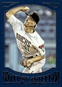 2016 Topps Gypsy Queen Blue Frame #66 Zack Greinke Arizona Diamondbacks - Picture 1 of 2