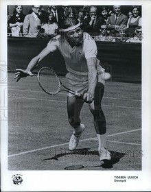 Press Photo Tennis Player Torben Ulrich of Denmark - nes08897
