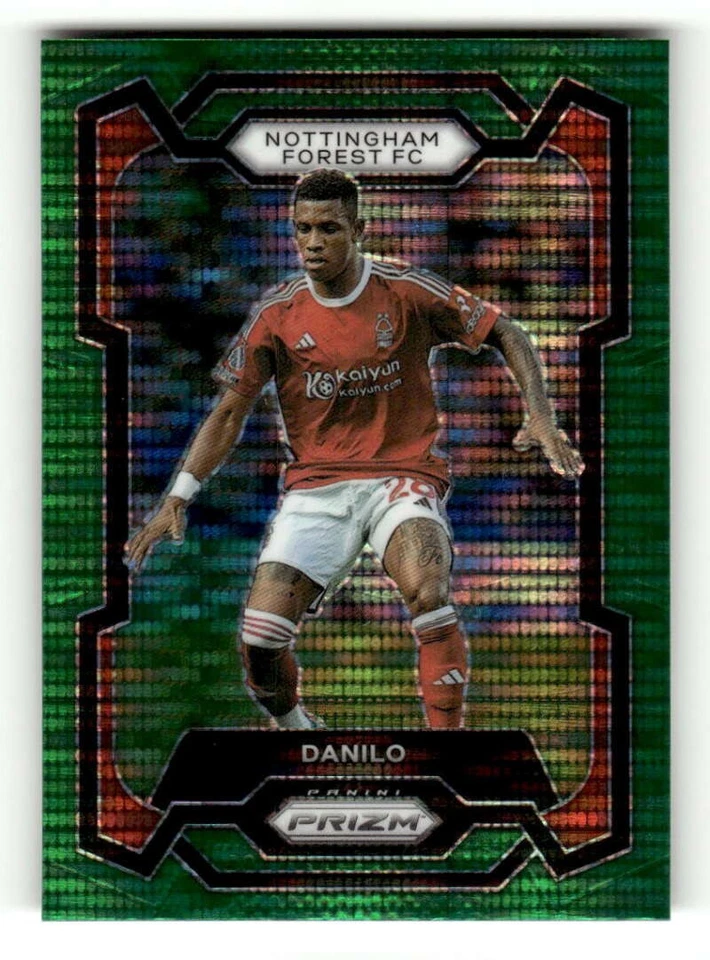 2023 Panini Prizm Premier League Prizms Green Pulsar #240 Danilo Nottingham  - Image 1 of 2