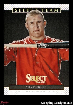 2013 Select Select Team Prizm Silver #3 Mike Trout ANGELS - Image 1 of 2