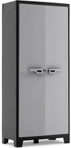 KETER TITAN ARMARIO MULTIESPACIO RESINA 80X44XH182 CM 8 ESTANTES GRIS (38890) - Imagen 1 de 6