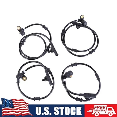 Front & Rear Left & Right 4x ABS Speed Sensors For Mercedes Benz ML320 1998-03 Foto 1 de 4