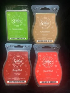 Scentsy Wax Bar 3.2 Oz each Lot of 4 Cucumber, Guava, Vanilla, Berry Blush - Picture 1 of 5