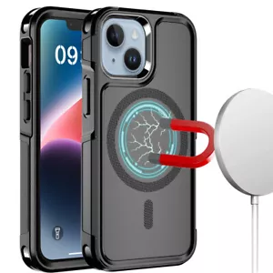 Fr iPhone 14 Pro Max/14 MagSafe Case Shockproof Heavy Duty Rugged Magnetic Cover - Picture 1 of 28