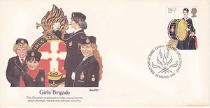 1982 EDINBURGH FIRST DAY COVER SCOUTING / YOUTH ORGANIZATIONS THE GIRLS' BRIGADE - Picture 1 of 2