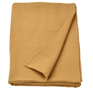 IKEA INDIRA Tagesdecke, gelbbeige, 150x250 cm NEU - Bild 1 von 1