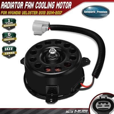 Motor de refrigeración del ventilador del radiador para Hyundai Veloster 2013 2014-2017 1,6 L 253861R140 Foto 1 de 4