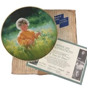 Knowles Collector Plate Time For Peace Our Children Our Future March of Dimes - Picture 1 of 9