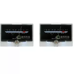 Medidor de nivel medidor de VU P-134 2 piezas volumen de audio nivel de base luz trasera posamplificador - Imagen 1 de 5