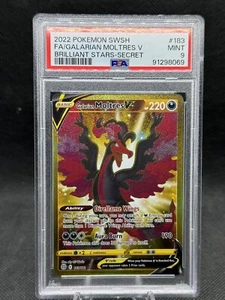 Pokemon Galarian Moltres V PSA 9 Gold Secret Rare 183/172 Brilliant Stars - Bild 1 von 1