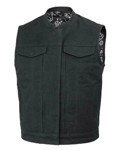 FIRST MFG CO - HIGHLAND V2 - CHALECO MOTO HOMBRE - LONA - NEGRO - FA11 - Imagen 1 de 6