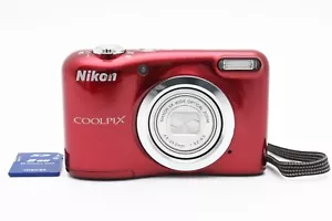 NIKON COOLPIX A10 16.1 MP Red Digital Camera JAPAN - Picture 1 of 12