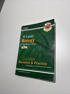 CGP A-Level Biology AQA Complete Revision Guide and Practice - Picture 1 of 5