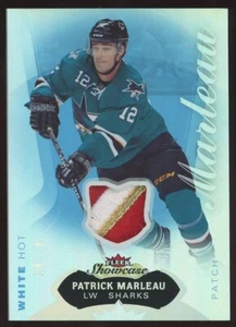 2014-15 Fleer Showcase White Hot Patch #32 Patrick Marleau 18/18 - Picture 1 of 1