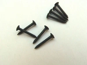 Schwarz LP Les Paul Gitarre Tonabnehmer Ring Schrauben 8er Pack - Bild 1 von 2