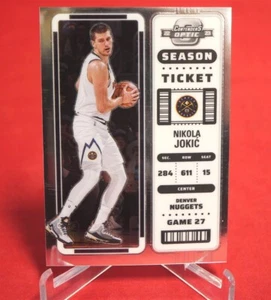 Nikola Jokic Contenders Optic Season Ticket Basketball Card 2022 #28 - Picture 1 of 2