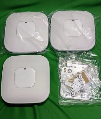 LOT OF 3 Cisco AIR-CAP3602I-A-K9 Wireless Access Points (2 NEW and 1 Used) - Image 1 of 3