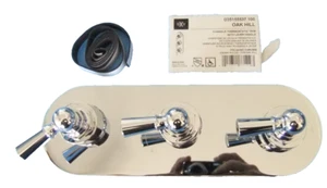 DXV Oak Hill Thermostatic Valve Trim Only with Triple Cross Handle D35155537.100 - Picture 1 of 8