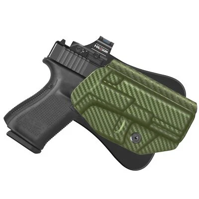 Amberide OWB KYDEX Holster Fit: Glock 19/19X/44/45 Gen3-5 & Glock 23/32 Gen3-4 - Image 1 of 4