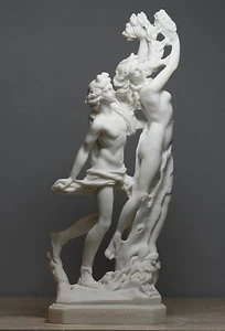 Apollo & Daphne Bernini Greek Roman Nude God Cast Marble Statue Sculpture 11 in - Picture 1 of 6