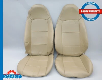 BMW Z3 Roadster Seat Cover Upper & Lower Beige Artificial Leather Set 96-99 - Image 1 of 4