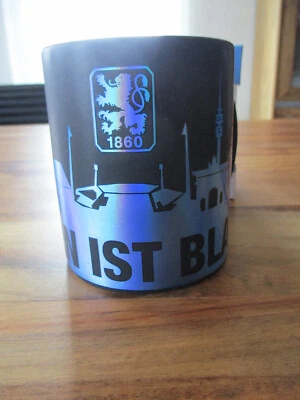 TSV 1860 München Tasse Skyline Metallic Schwarz