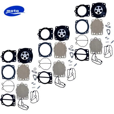 3X Kawasaki Jet Ski Keihin Carb Carburetor Rebuild Kit 750 900 1100 STX XIR ZXI - Image 1 of 4