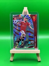 Bruno Fernandes 17/20 Cubic Panini Revolution 2021-22 Manchester United Card