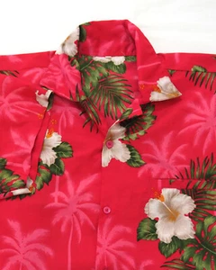 Camicia estiva hawaii taglia L manica corta vintage G377 - Foto 1 di 1