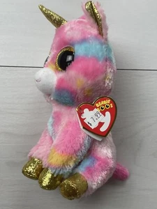 Ty Beanie Boos Fantasia The Unicorn 6 Inches - Picture 1 of 6