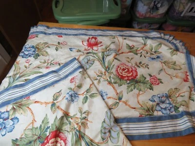 DOS Linas Legacy Ryan Company King Shams Damasco Floral Volantes Estilo Clásico De Colección Foto 1 de 4