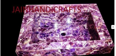 24''x15" Marble Bathroom kitchen Washbasin Stone Sink Inlay Mosaic fy1 Foto 1 de 4