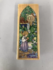 Precious Moments Chapel Etchling Rubber Stamp Stampendous Beatitude Mt 5:8 - Picture 1 of 4
