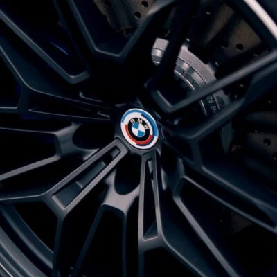 BMW Genuine Hub Cap Kit 50 Years M 112mm 36125A57484 - Image 1 of 3