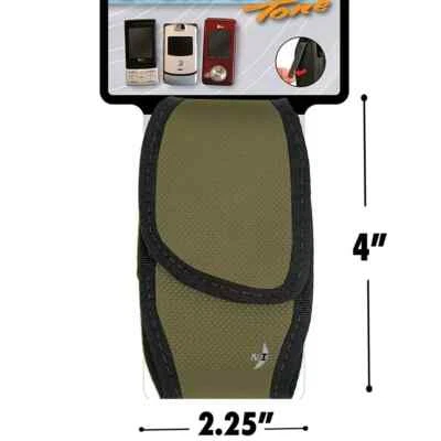 Coldre utilitário universal verde pequeno Nite Ize estojo bolsa para ferramentas flip-fones - Imagem 1 de 4