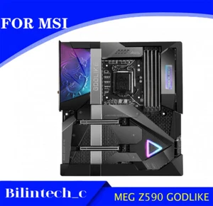 FOR MSI MEG Z590 GODLIKE E-ATX Motherboard DDR4 LGA1200 Test OK - Picture 1 of 5