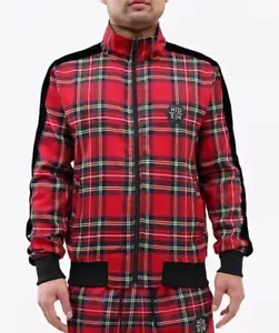 Hudson Outerwear NYC Tartan Plaid Trainingsjacke Hip Hop Streetwear Y2K LESEN - Bild 1 von 16