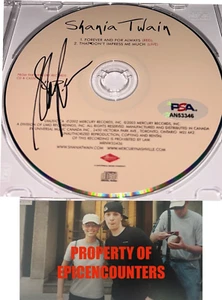REAL! SHANIA TWAIN RARE FULL SIGNATURE SIGNED CD W/PROOF PSA AUTHENTIC # AN53346 - Picture 1 of 4