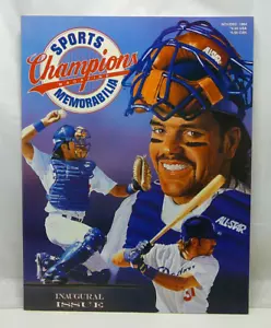 Champions Sports Memorabilia Magazine Inaugural Issue #1 Mike Piazza 1994 - Picture 1 of 3