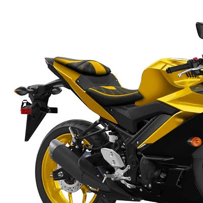 Black+Yellow Driver Passenger Seat Fit For Yamaha YZF R3 YZFR3 2015-2024 22 21 — 第 1/4 张图片