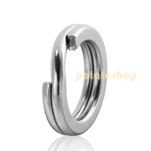 Anillos divididos a presión de pesca #1-#12 Hyper Wire aplanados de alta resistencia 20~100 piezas - Imagen 1 de 17