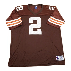 Vintage Cleveland Browns Jersey XL Champion #2 Tim Couch NFL Football Sz 48 y2k - Picture 1 of 10