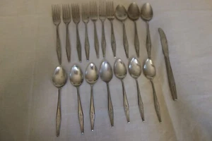 18 Vintage Spritely Rose Flatware Set Creative Manor Fork Spoon Knife Japan - Picture 1 of 4