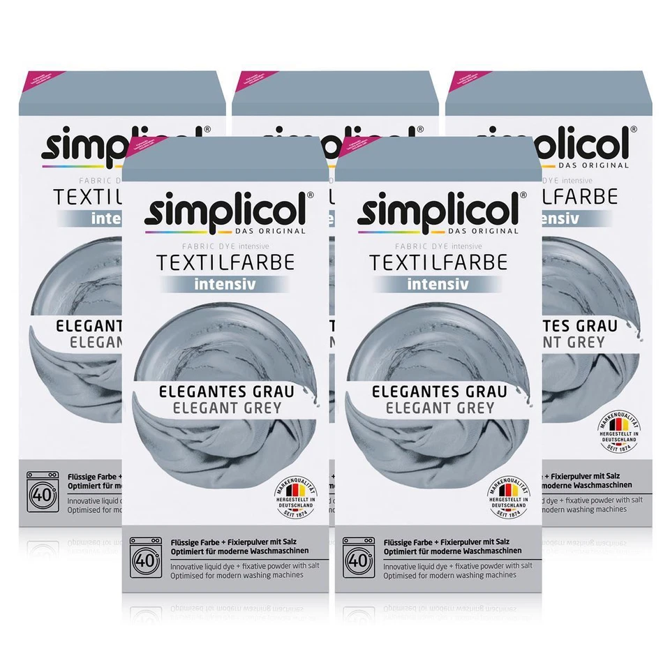 simplicol Textilfarbe Intensiv - Elegantes Grau 1817