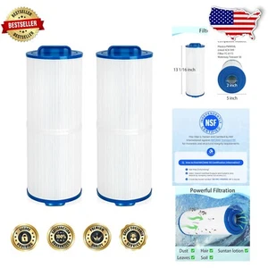 Clean & Clear Hot Tub Spa Filters - 2 Pack, Fits Cal Spa & Other Popular Models - Picture 1 of 9
